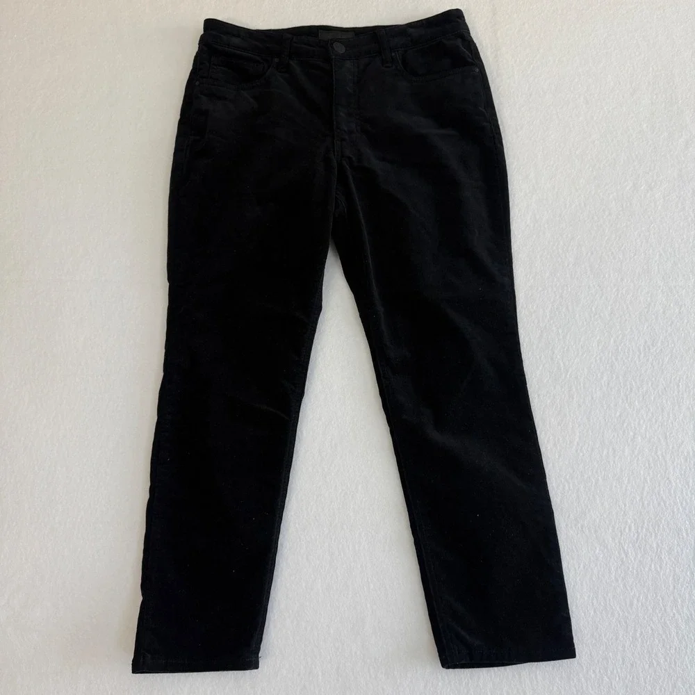 Kut from the Kloth Corduroy Pants Womens‎ 6P Black Straight Leg